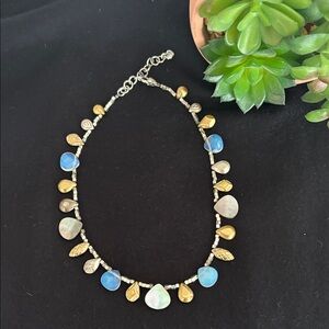 Brighton Blue and Gold Necklace
